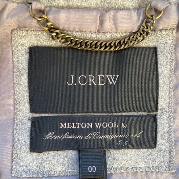 J. Crew Wool melton hooded jacket - Picture 5 of 7